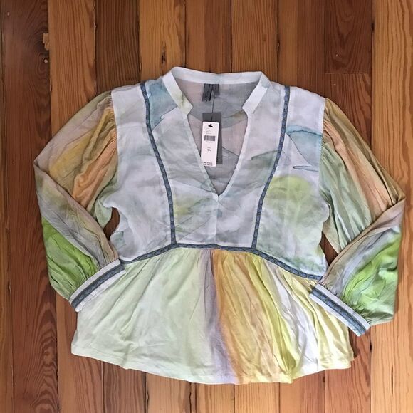 NWT Anthropologie Renata Tie-Dye Top - Picture 4 of 8